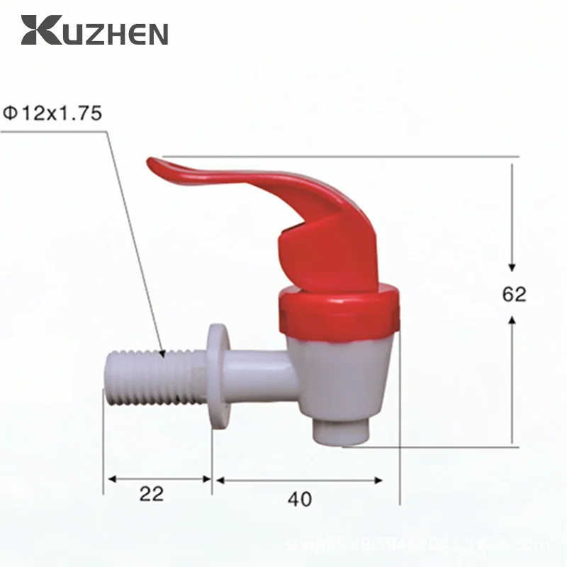 Plastic Tap Gebotteld Water Dispenser Wire Diameter Spigot Crane Bibcocks Cold Water Kettle Accessories Water Nozzle Valve