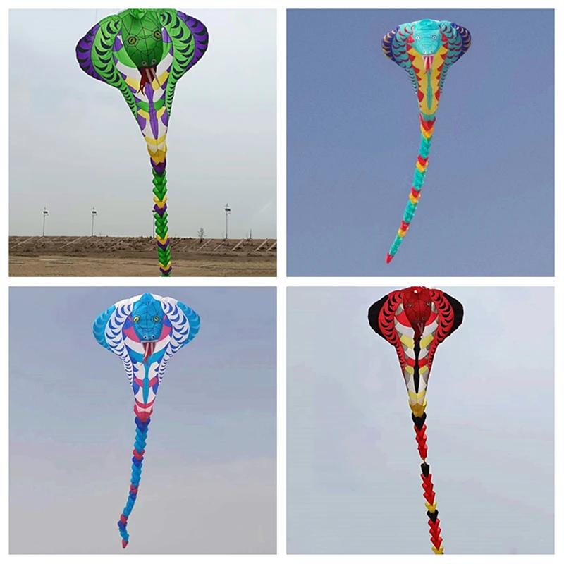 

Free Shipping 20m Large kites flying snake kites pendant nylon kites show kites factory Inflatables rubber snake windsurfing