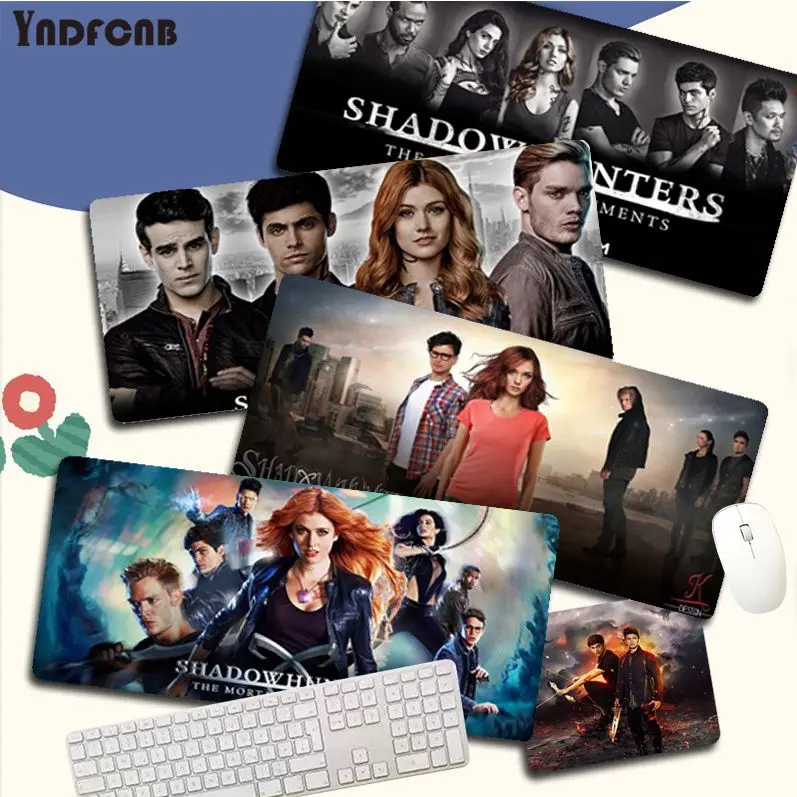 

YNDFCNB Shadowhunters, новый резиновый прочный Настольный коврик для мыши, размер для игровой клавиатуры