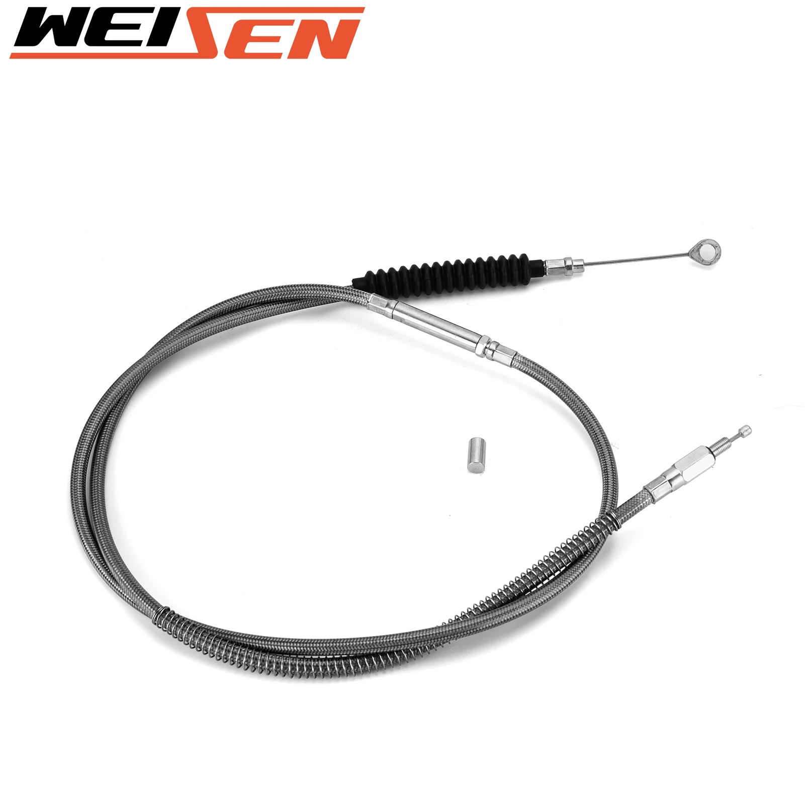 Extended Length Stainless Steel Clutch Cable Fit 10