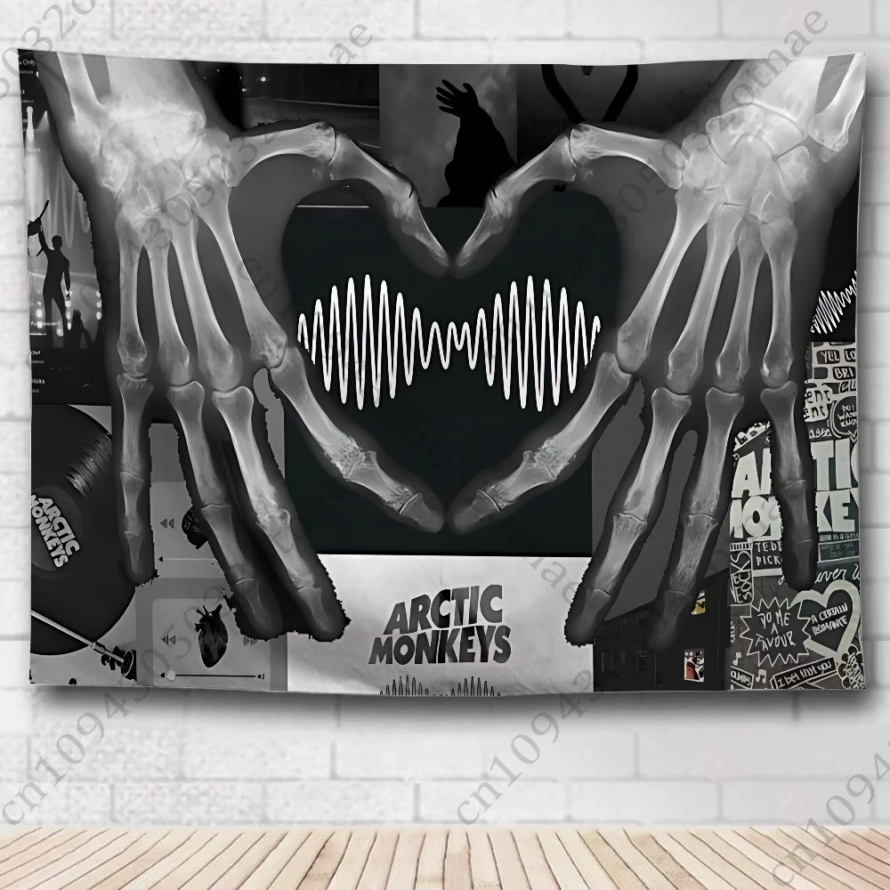 Band A-Arctic M-Monkeys Tapestry Hand Pulled Flag to Advertising Cloth,School,Camping,Birthday Party DIY Garden flag Banners