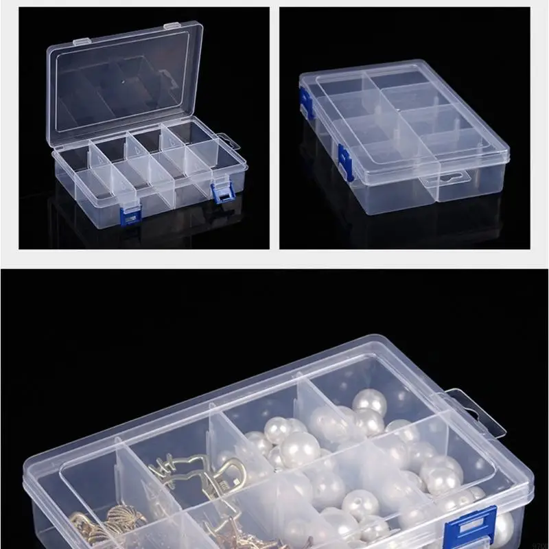 Multipurpo 97QD Multipurpo 8 celle Organizzatore plastica Soluzione archiviazione facile disposizione oggetti