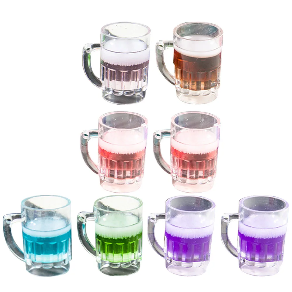 

8 Pcs Cup Charms Resin Accessories Charms For Bracelet Making for Jewelry Making Crafts Bracelet Earrings Pendant Necklace
