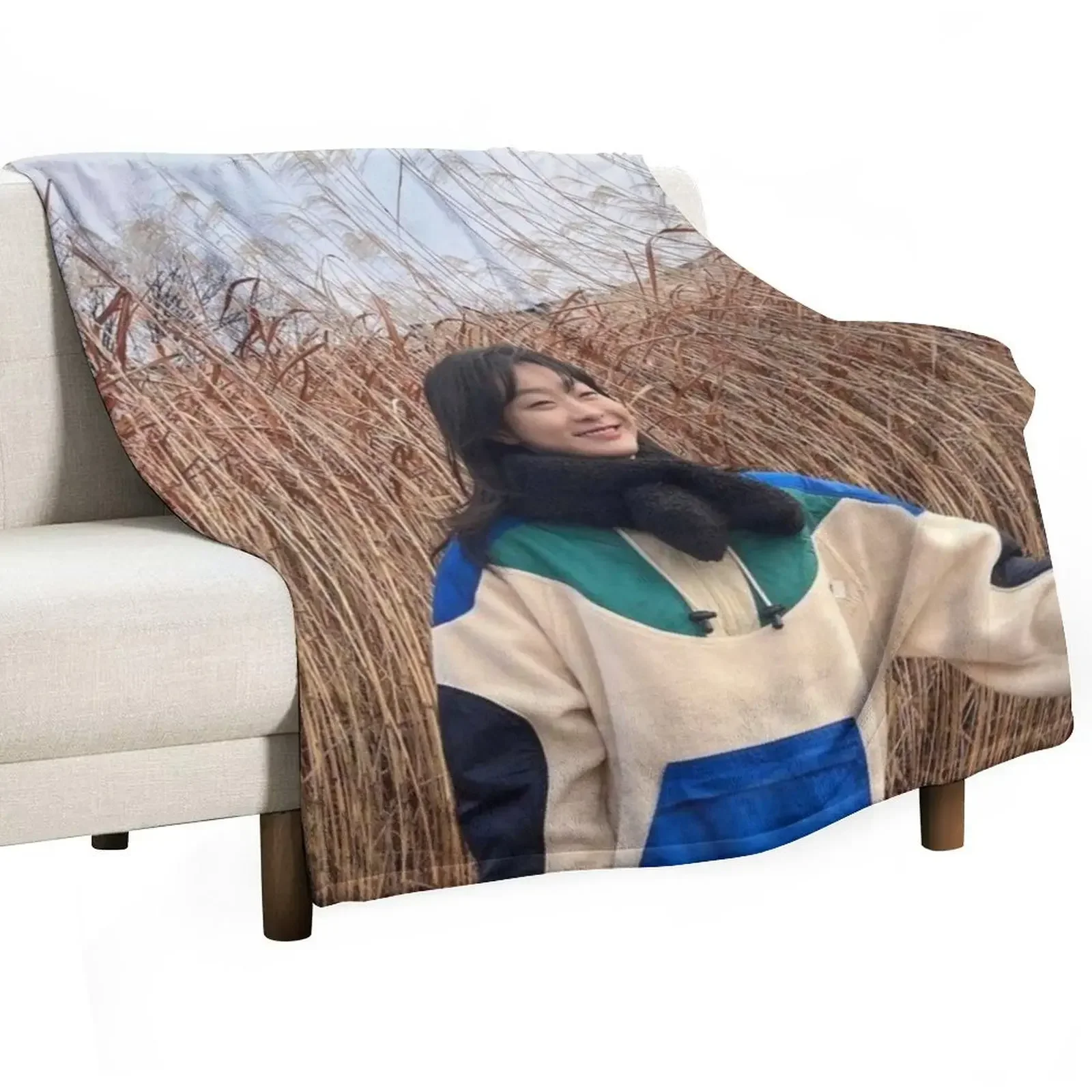 kook yeon su kim dami Throw Blanket Decorative Beds Decorative Sofas Blankets