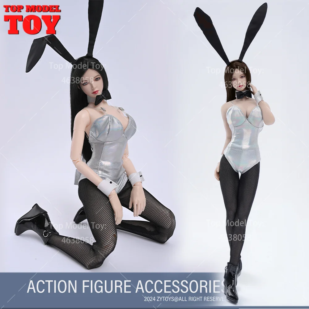 

ZYTOYS ZY5066 1/6 Bunny Girl Costume Clothes Set Model Fit 12'' S16A S21B Mid Breast Female Soldier Action Figure Body Dolls