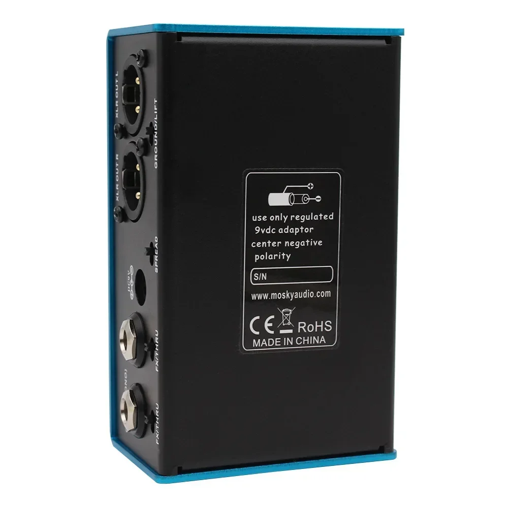 MOSKYAUDIO مشرق لهب متعدد الغيتار أمبير Preamp DI صندوق متعدد الوظائف الغيتار التناظرية DI تأثير دواسة خزانة ستيريو صندوق Sim