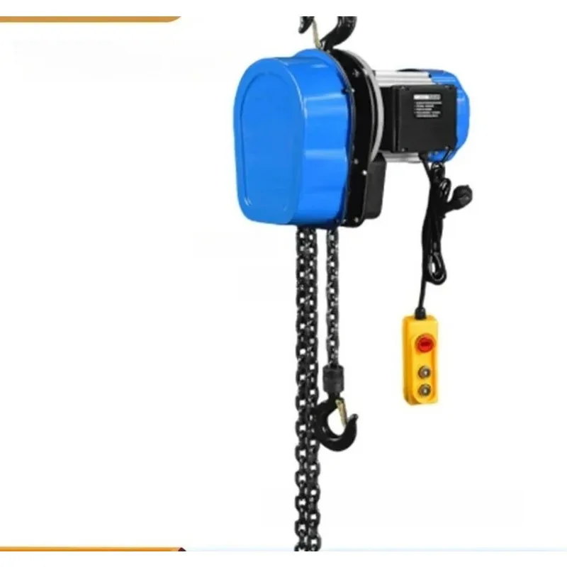380V 1 Ton Electric Chain Hoist Crane Small Inverted Portable Suspension Winch Pure Copper Motor Alloy Anti-fall Cover