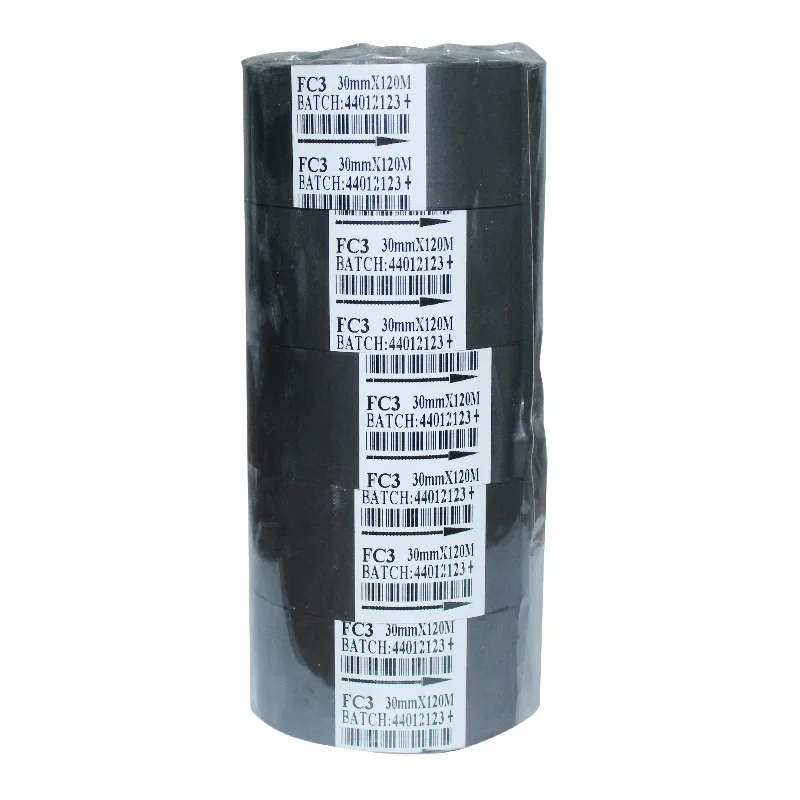 Black Ribbon Roll for Code Stamping Machine Width 30mm Length 100m Hot Stamping Tape Thermal Printer Accessory