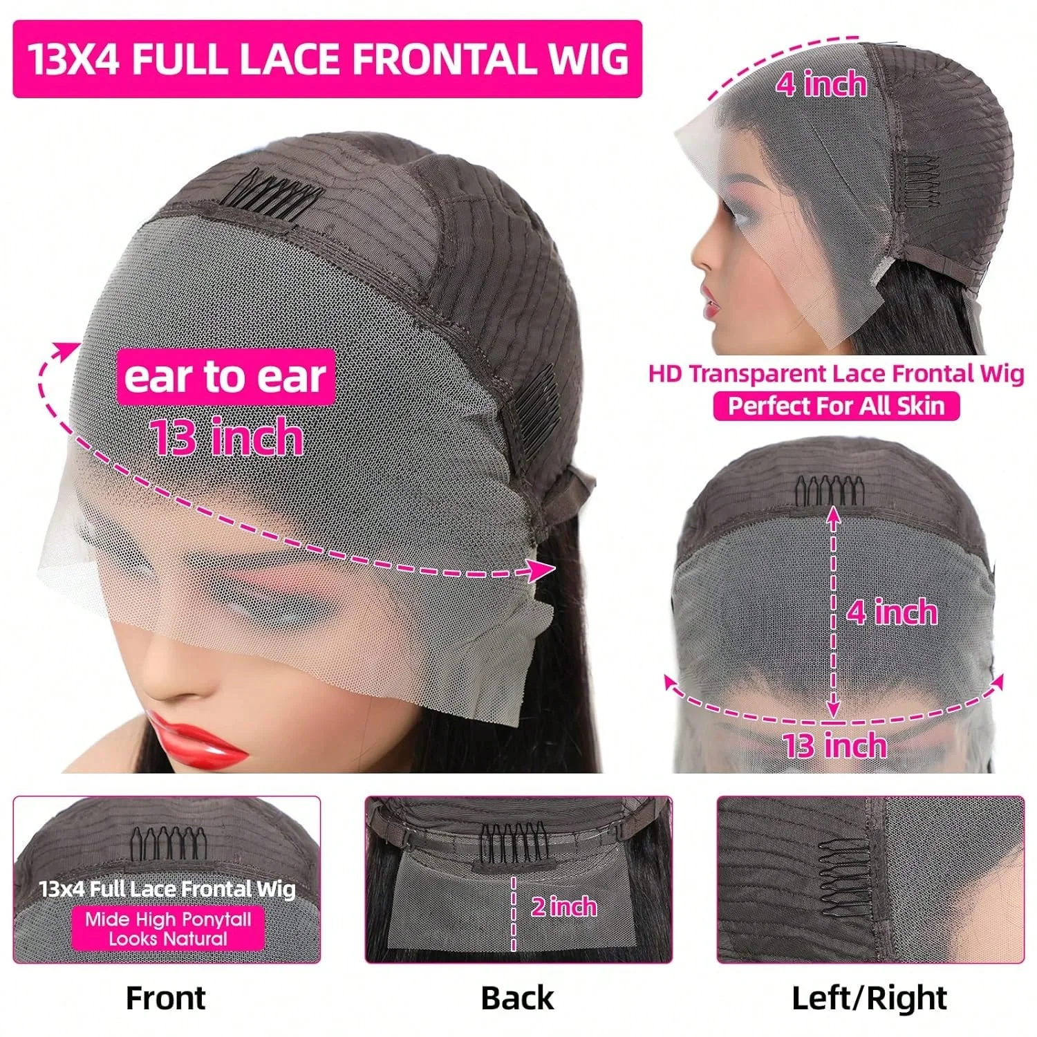 250% Dichte Burmesische Locken-Echthaarperücke 13x4 HD Transparente Lace-Front-Perücken Vorgezupfte Burmesische Echthaarperücken 28 Zoll – Detail 2