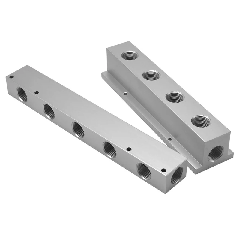 Pneumatic Distributor Water And Air Discharge Shunt Block Divider Exhaust Pipeline Valve Row G1/2 T-Type Diverter Row Thickened