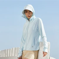 Camping Fishing Shirts for Women Long Sleeve Hiking Sun Protection SPF 50+ UV Tshirt Travel Detachable Hoodies - Image 2