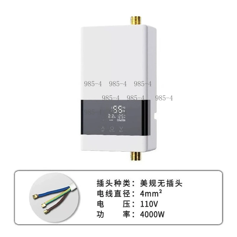 Portable Constant Temp Booster Water Heater，6000W 220V Instant Tankless Design for Home & Kitchen