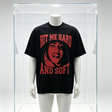 2026 New Men's Short Sleeve Pure Cotton T-Shirts By Billie Eilish, Fashion Brand Summer Collection Y2K Style Women's Tops