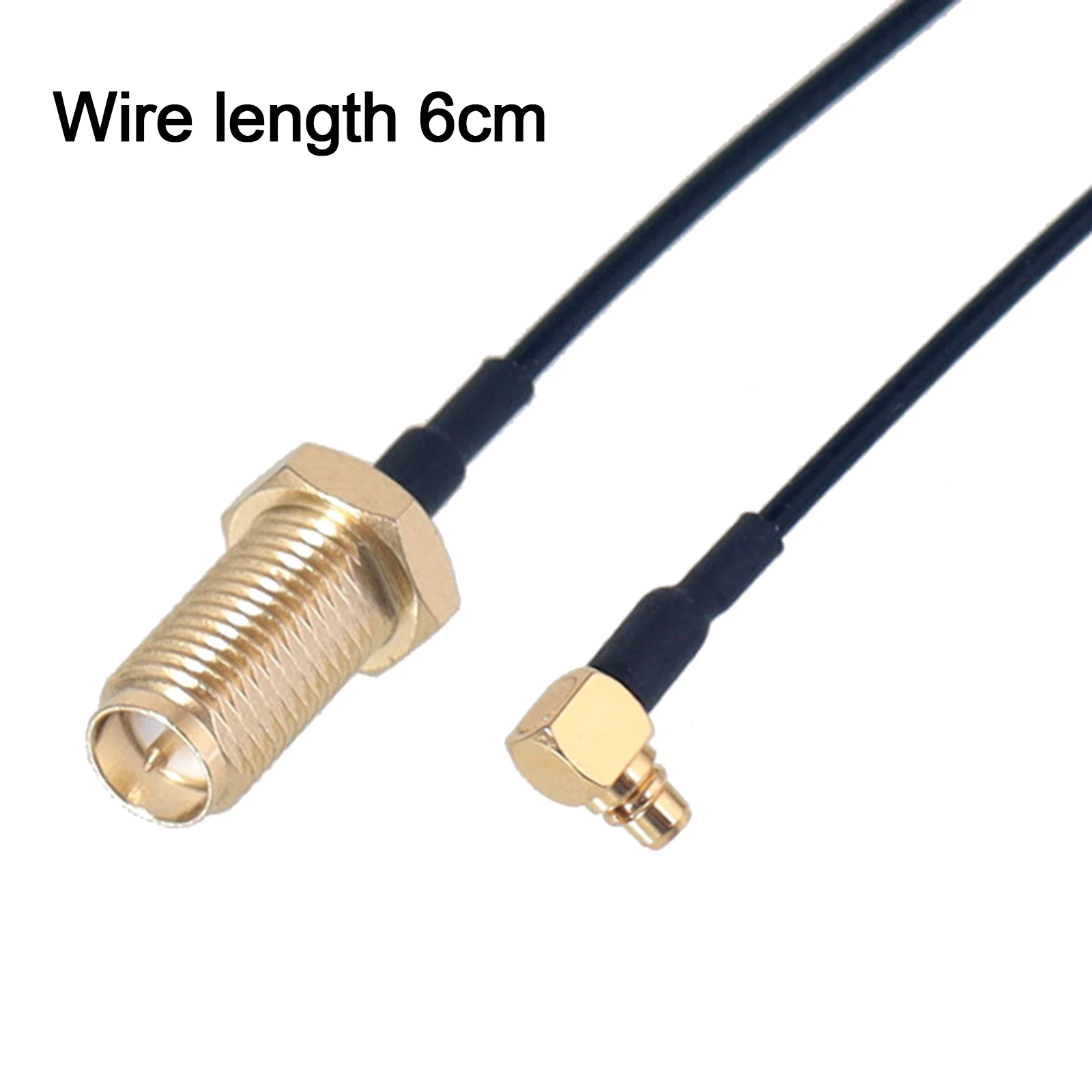 6/10cm Flight Control Module Feedthrough Antenna SMA Outer Thread Inner Pin To MMCX Elbow Male Connector Flex Cable RF1.37