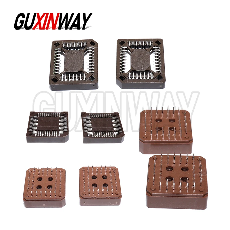 10PCS PLCC32 PLCC44 32Pin 44 Pin 33P 44P PLCC Socket Adapter PLCC IC Socket
