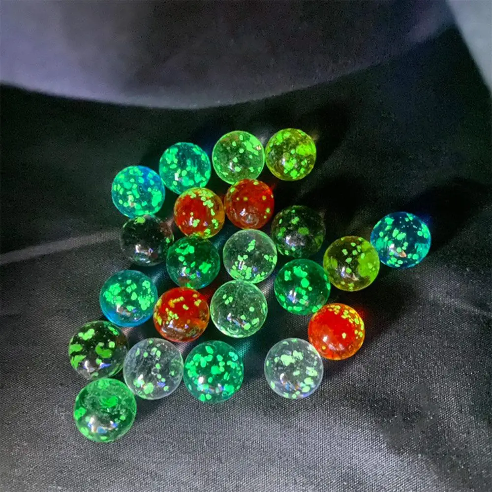 Macchina Perline Palla che rimbalza Biglie Pat Toys Decorazione acquario Biglie piccole Biglie di vetro Macchina per flipper con sfera di vetro luminosa