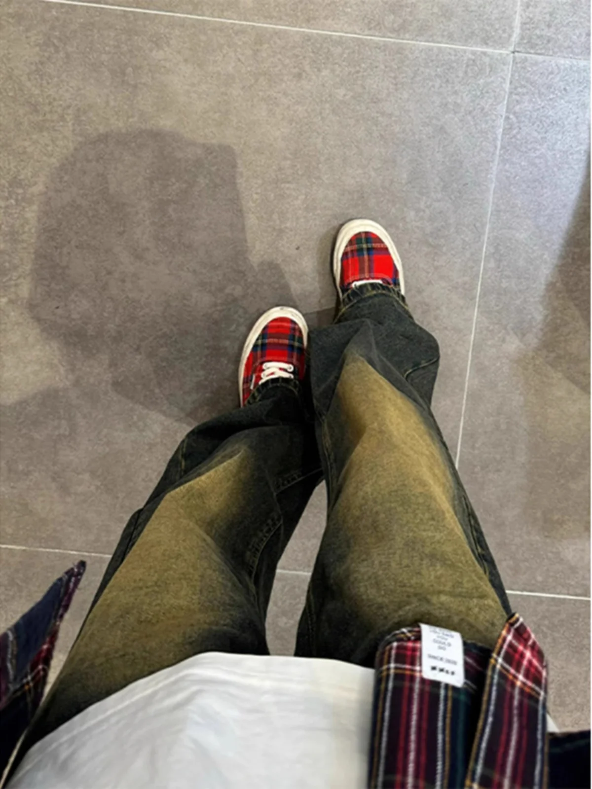 

Мужские джинсы в американском ретро-стиле, синие, прямого кроя, в стиле High Street, рабочие брюки, с эффектом выцветания, желтые, с эффектом грязевого окрашивания