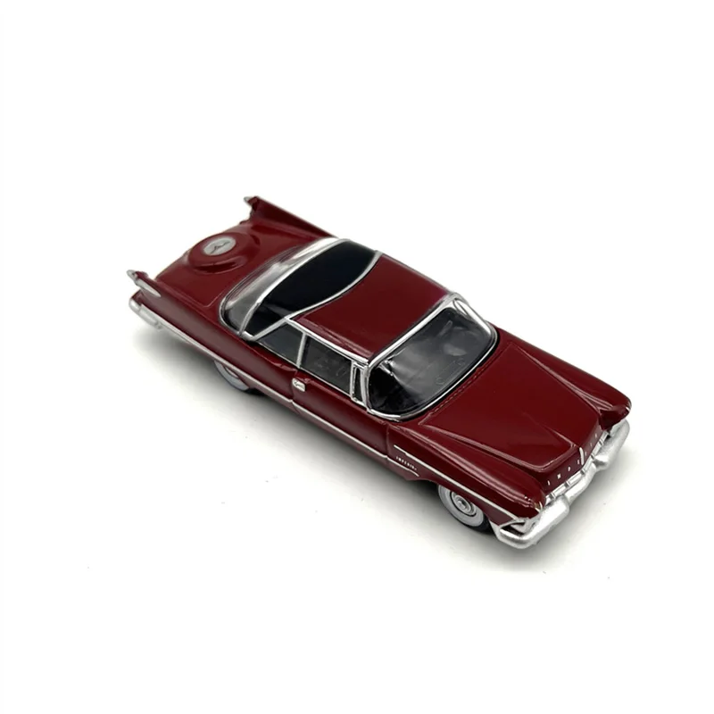 1:87 Scale Diecast Alloy Muscle Supercar Model Red Nostalgia Classic Adult Toy Collectible Gift Souvenir Static Display