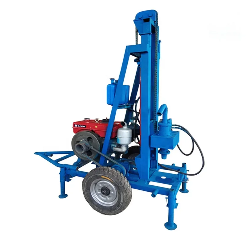 YGYG 100m Deep Portable Diesel Hydraulic Water Well Rotary Drilling Rig Borehole Drilling Machine For Sale