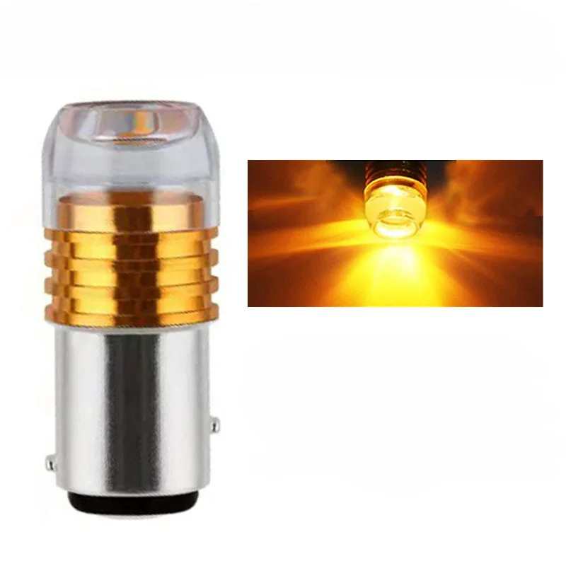 1/2pcs Car Tail Brake Light Strobe Flashing LED Lamp Motorcycle Warning Light Bulb Red Stronger Light 12V LED Rear Taillight