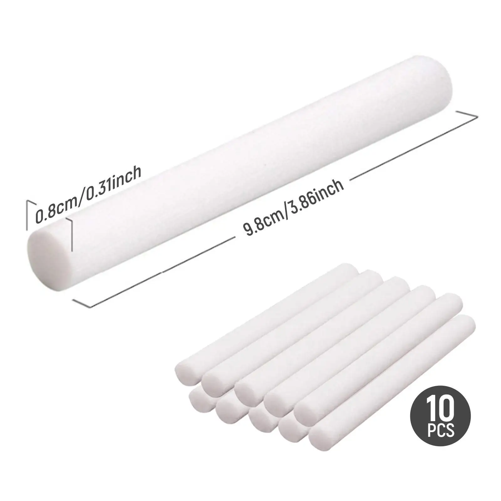 ผ้าฝ้ายกรองความชื้นเปลี่ยนไส้ตะเกียงเติมฟองน้ําสําหรับ Personal Air Mister