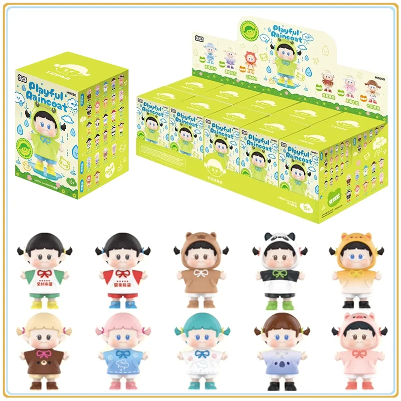 

MINISO оригинальный YUUNA игривый плащ серии слепая коробка игрушки Kawaii аниме фигурка-сюрприз Mystery Box куклы подарок для девочек