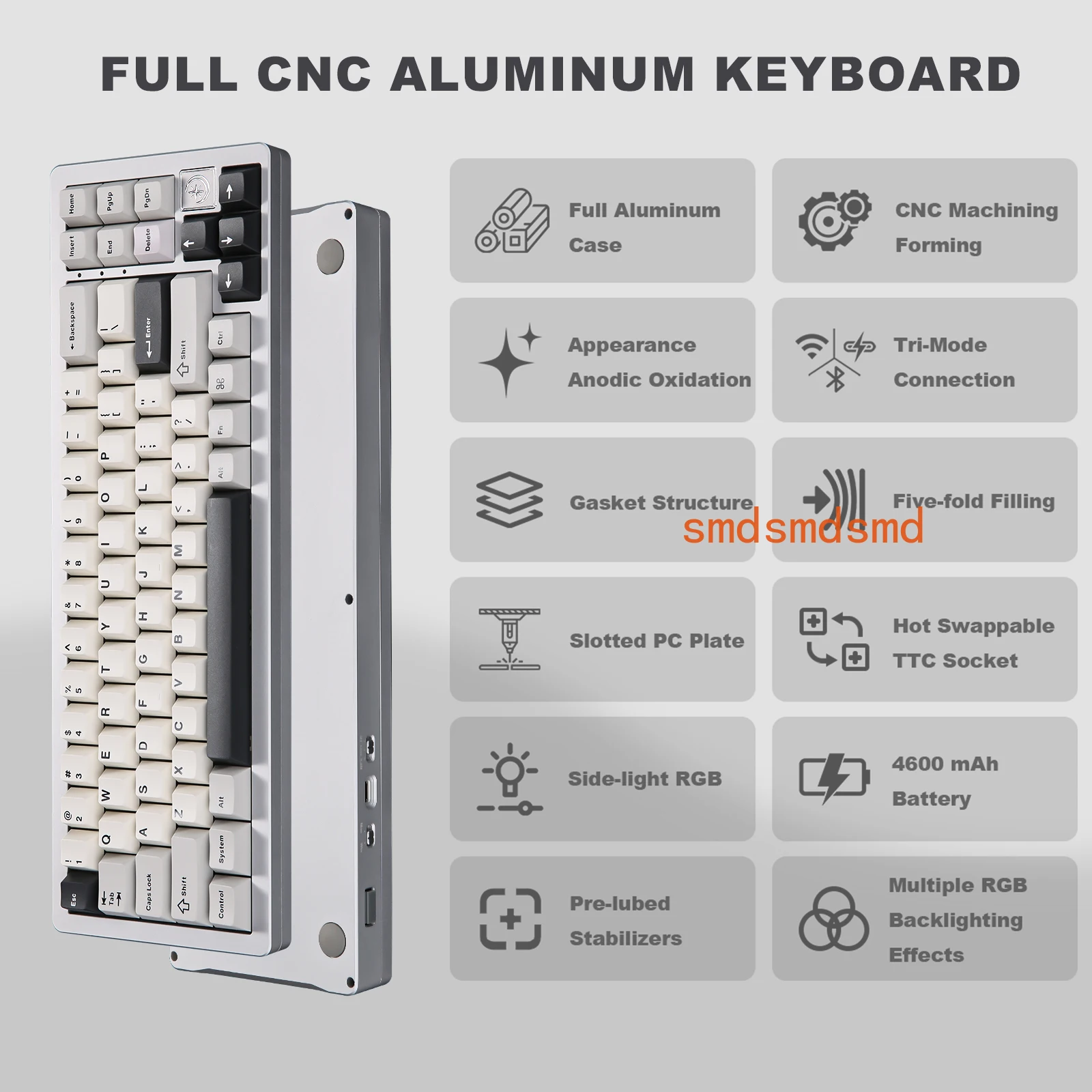 Keyboard Mekanik Aluminium CNC - Keyboard Gaming Mac ulasan dan harga