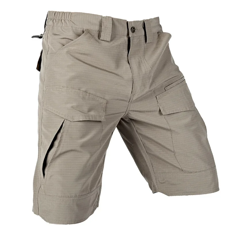 Men\'s shorts summer Tactical Cargo Shorts Quick Dry Man Trousers Wear-resistant Breathable Beach Shorts