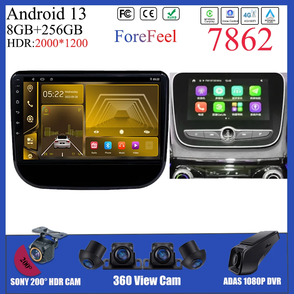 

Android Radio For Changan Chana CS55 Bluetooth No 2din DVD Rear Camera GPS Navigation Wireless Mirror Link Carplay 8 Core Wifi