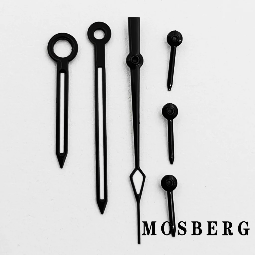 VK63 Стрелки для часов Кварцевые зеленые светящиеся 6 стрелок подходят для VK63 Автоматический механизм Черно-белые аксессуары для игл для часов