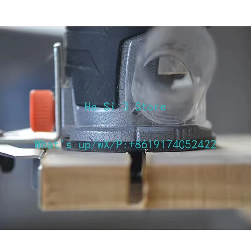Compact Plunge Router Base Milling Trimming Machine Base Aluminum Plunge Router Bracket Wood Router Base Dust Cover