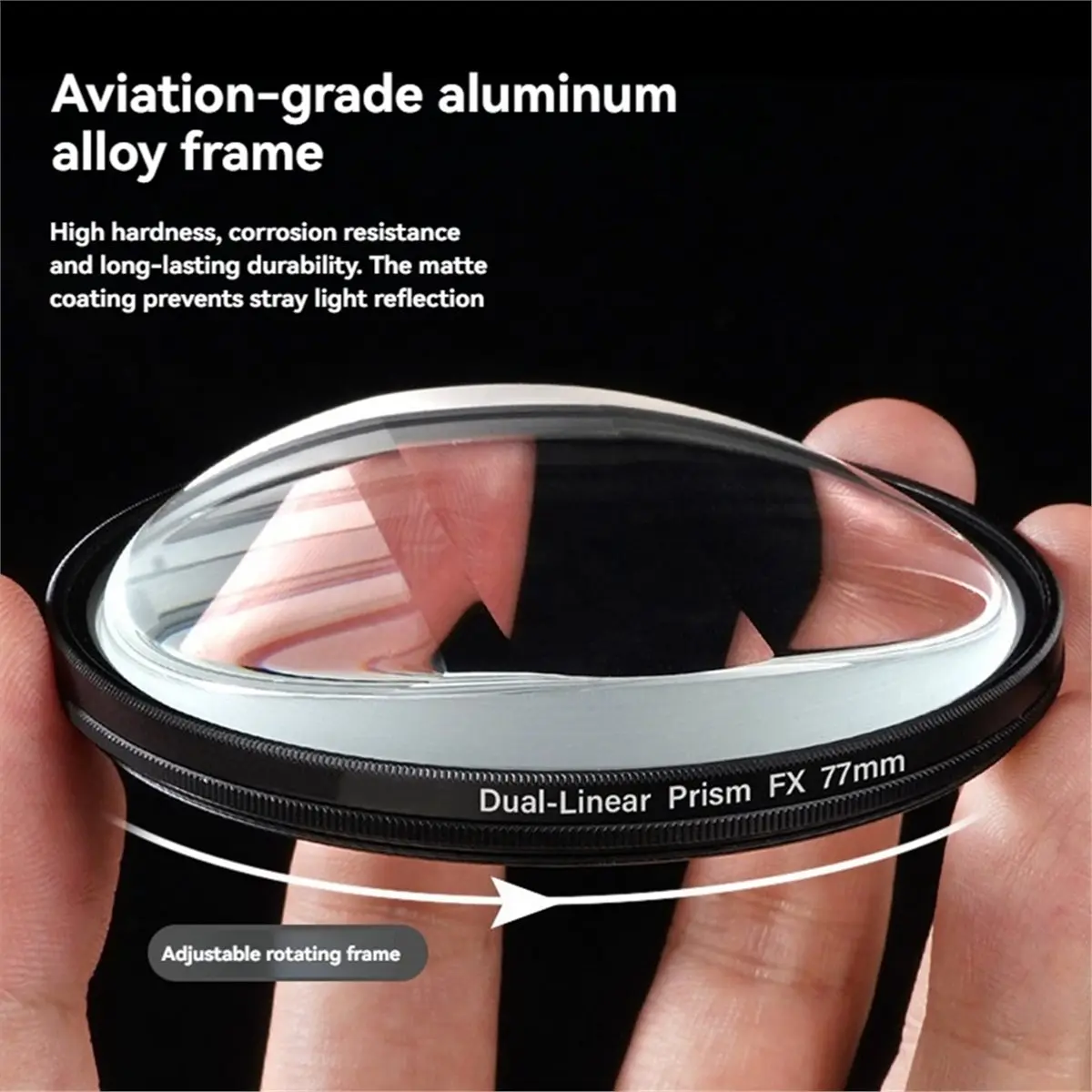 67MM Special Effects Filter Dual Stretch Trailing Tilt-Shift Filter Ghosting Long Exposure Effect Filter