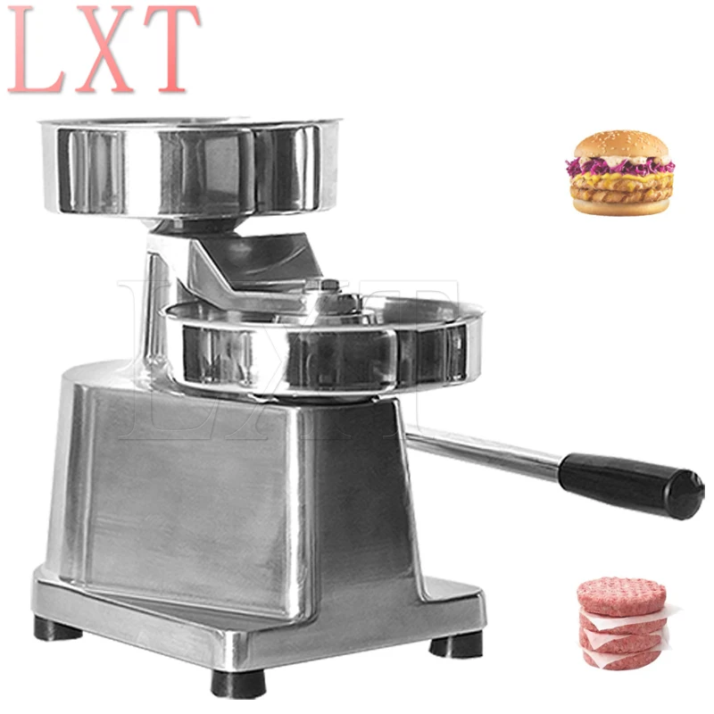 Aluminum Alloy Hamburger Press Patty Maker Large Manual Burger Forming Machine Grill Burger Press Tool