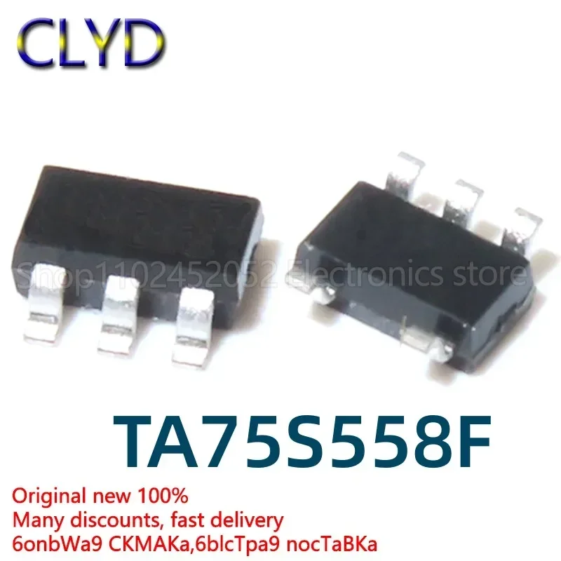 5PCS/LOT New and Original TA75S558F screen printed SB chip SOT23-5 universal linear IC operational amplifier