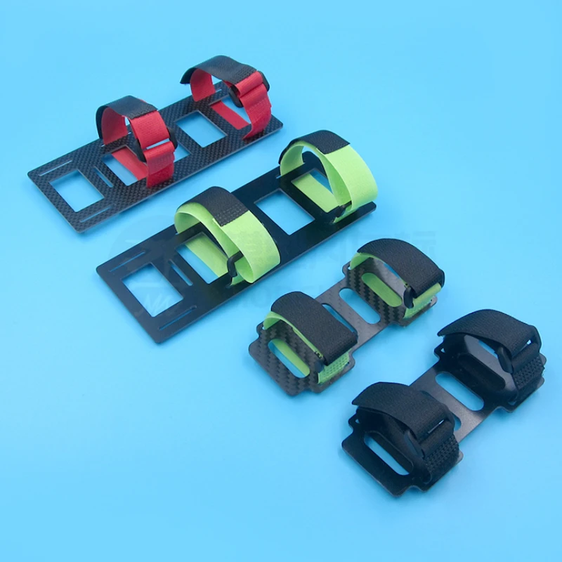 53*120mm/70*170mm RC Boat O-boat Fiberglass/Carbon Fiber Battery Holder Belt Battery Mounting Bracket Fixing Plate