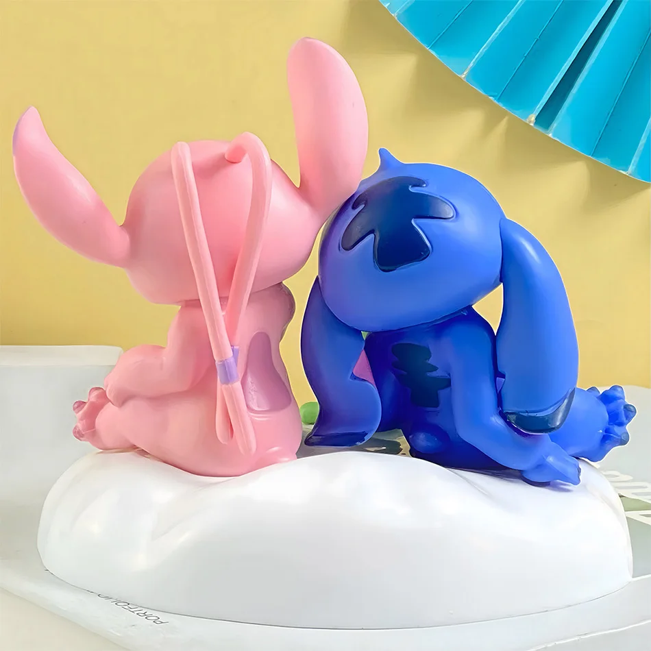 ฟิกเกอร์อนิเมะ สติทช์ ของเล่นตกแต่ง โมเดลพีวีซี ฟิกเกอร์สติทช์ ตุ๊กตาการ์ตูนสำหรับเด็กชายและเด็กหญิง ของสะสมเด็ก ของขวัญวันเกิด