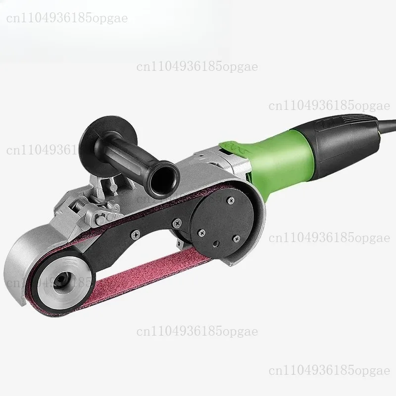 Stainless steel wire drawing machine Small handheld round pipe elbow metal grinding and polishing Electric steel external rust