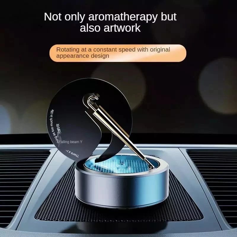 พลังงานแสงอาทิตย์หมุนขนาดเล็ก Golden Umbrellaar Air Fresher ภายในรถยนต์อุปกรณ์เสริมน้ำหอมน้ำหอมที่นั่ง Parfume เครื่องประดับ