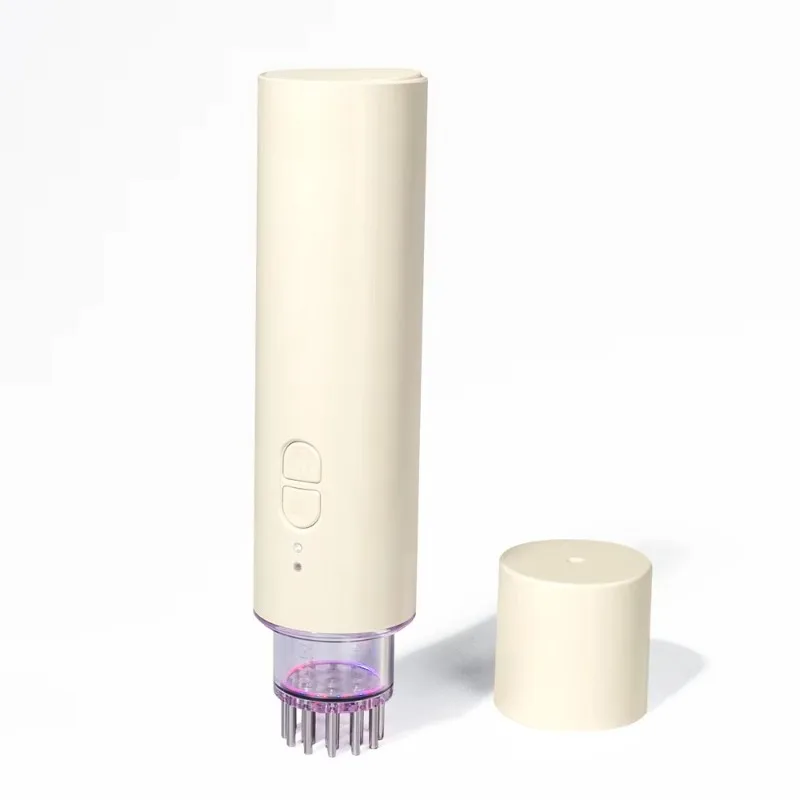 Electric Hair Scalp Massager Brush Hair Growth Oil Applicator Massage Comb Anti Hair Loss Red Therapy Devices Serum Dispenser