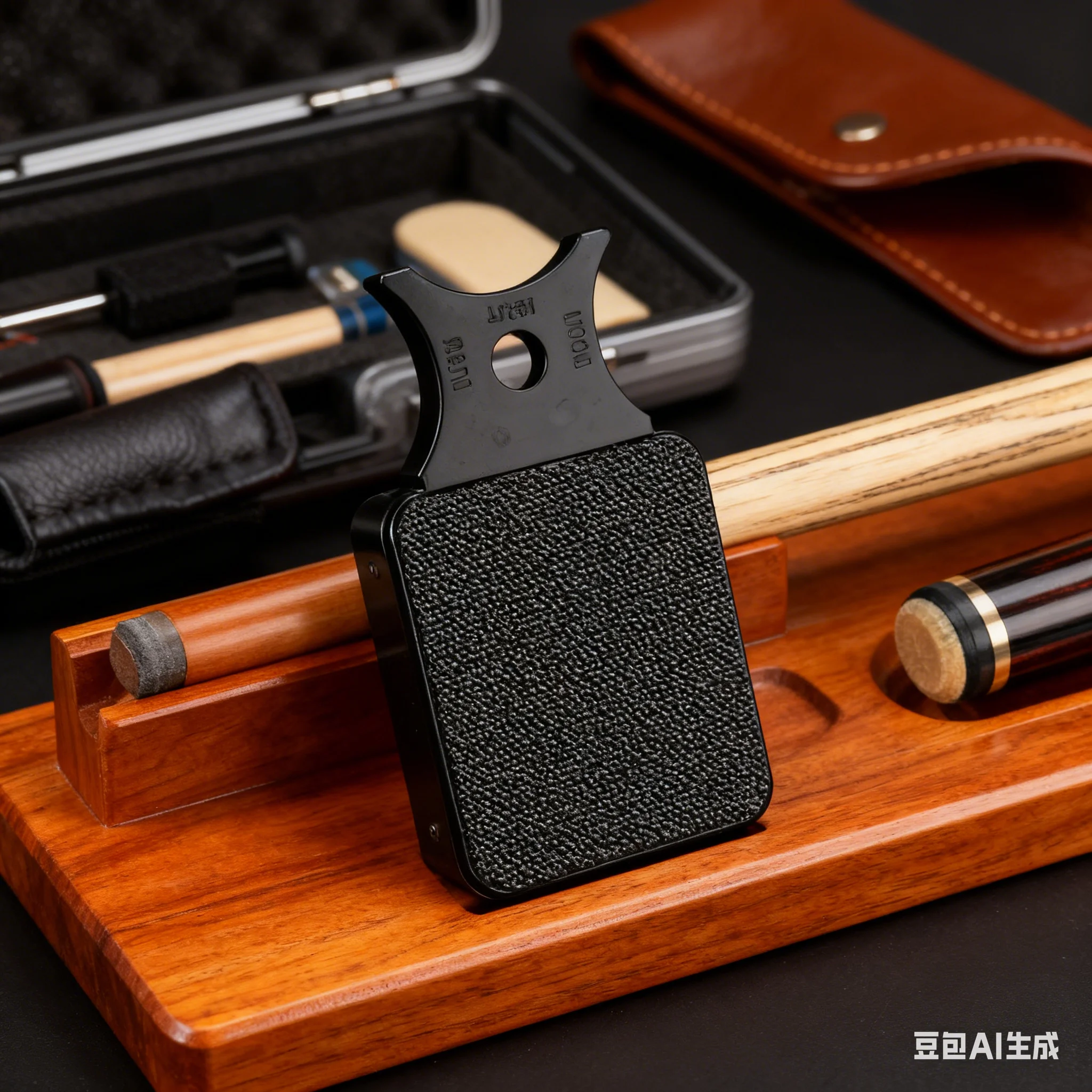 

Billiards Cue Polisher Aluminium Alloy 3-in-1 Portable Radian-Checker Leather Head Repairman For Snooker Cue Tip Shaper Parts