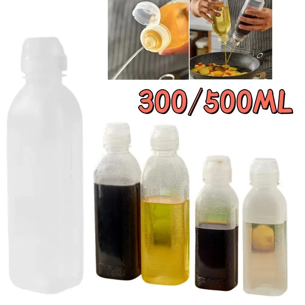 

5pcs Leak-proof Design Squeeze Oil Bottle Dispenser Mechanism Fuel Saving Feature Spray Bottle Dispenser Transparent Body