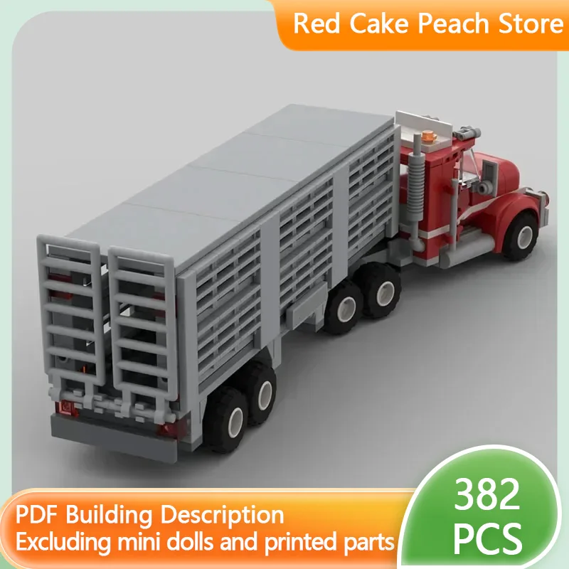 

City Car Movies Model MOC Building Bricks The Farmer's Large Truck Modular Technology Children Toys Suit Holiday Gifts Assemble