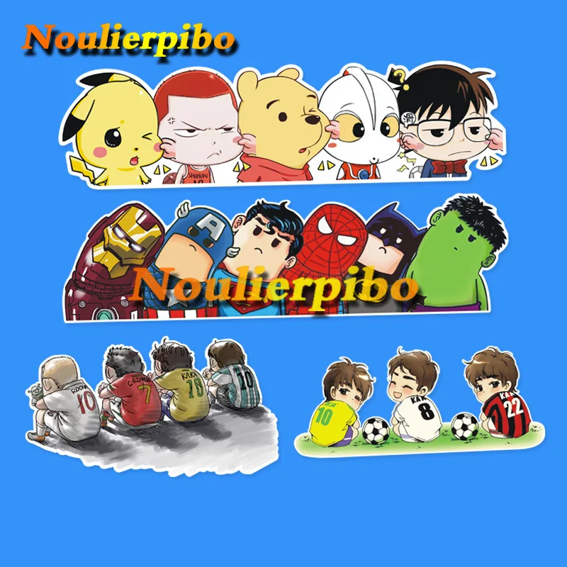 3D Cartoon Creative Character Stickers Anime Q Version Game Decals Motorcycle Racing Helmets Window Stickers