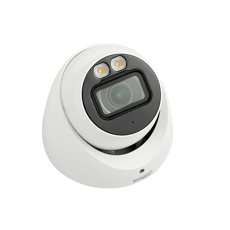 Original IPC-HDW2449T-S-LED 4MP Fullcolor Fixedfocal Eyeball Wizsense Network Camera max. Cartão Micro SD 256 G construído em microfone