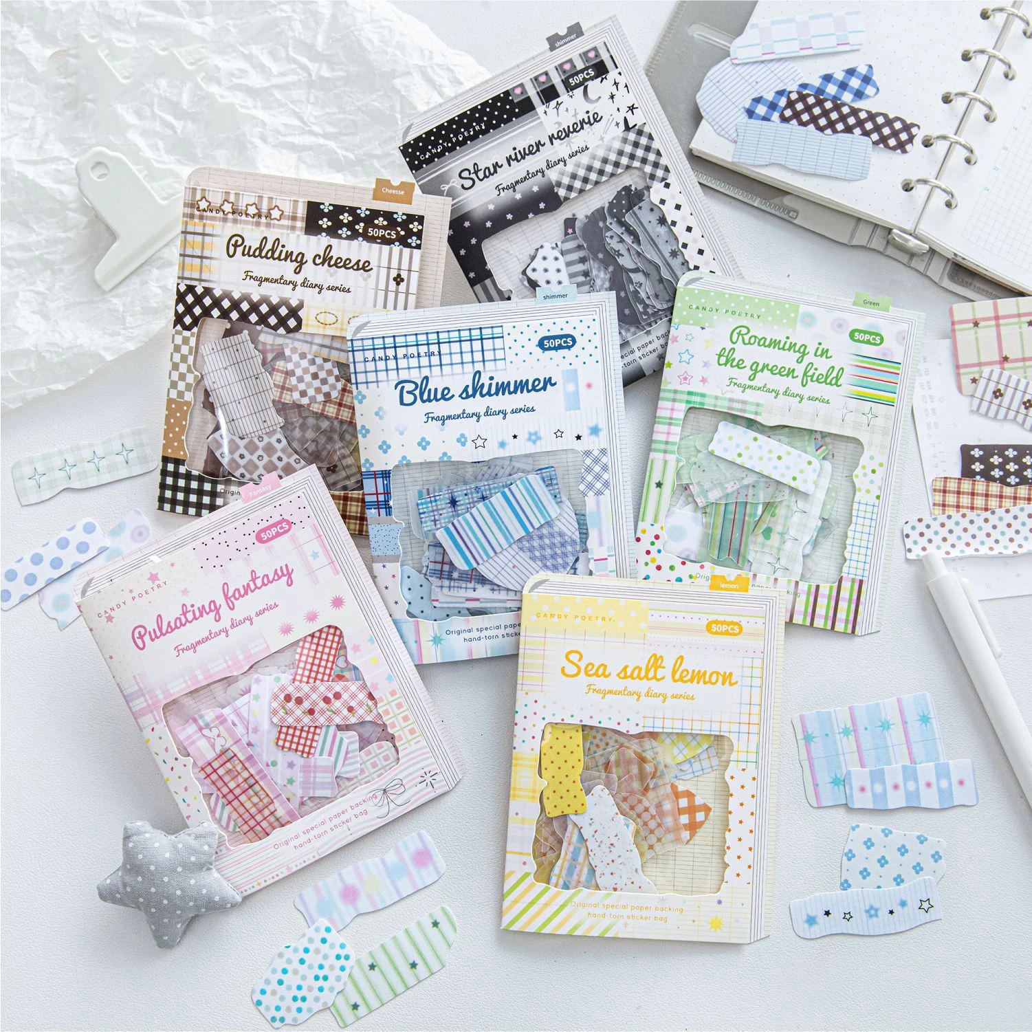 

Фрагментированный дневник серии Kawaii Gird пейзажная наклейка креативный DIY журнал материал коллаж канцелярские принадлежности для скрапбукинга