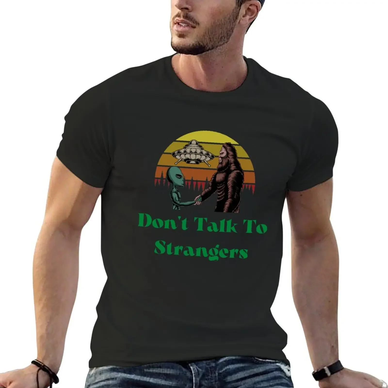 don't talk to strangers T-Shirt animal prinfor boys graphic t shirt vintage mens graphic t-shirts