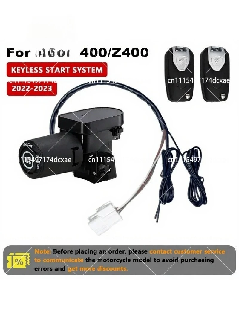 Motorcycle Smart Keyless Ignition Lock, Remote Start Electronic Modification Kit
