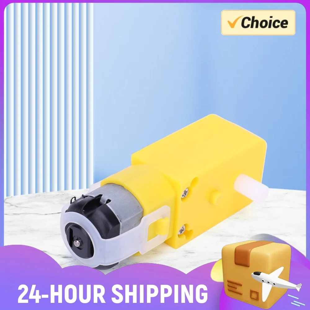 Dual Shaft Geared Motor Gearmotor Install EMC Motor Smart Car Chassis Four Drive Car Motor for DIY Smart Car Robot