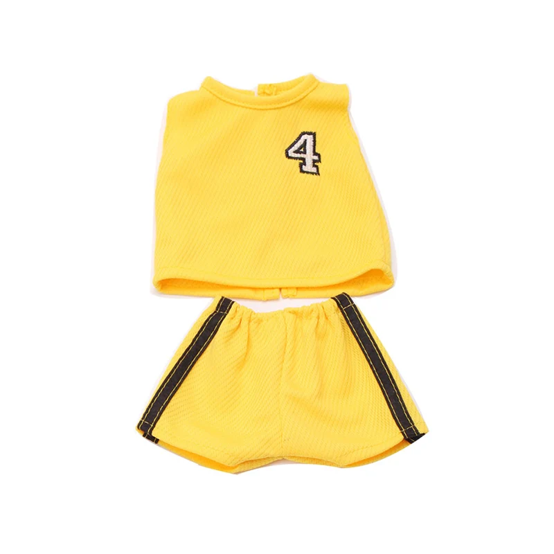 American Ours e Geração Baby Reborn Dolls, Basketball Jersey, American Doll Clothes, Acessórios, T-Shirt Esportiva, 43 cm, 18 Polegada
