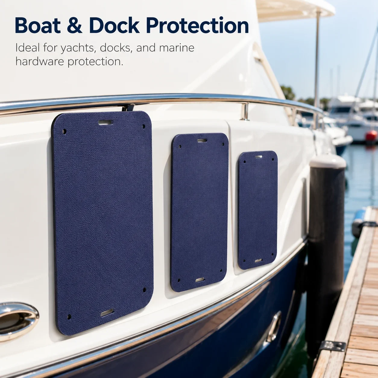 EVA Boat Fenders with Portable Cushioning Design to Help Reduce Hull Scratches during Docking on Yachts Pontoons and Sailboats